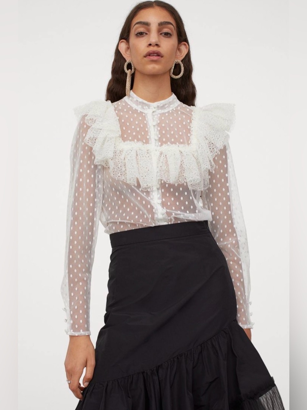 H&M x Sandra Mansour blouse